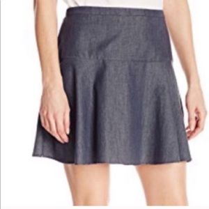 BCBGmaxazria Lucy blue indigo denim mini skirt M